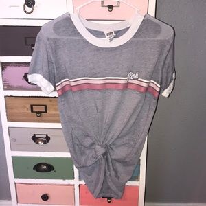 PINK ringer tee